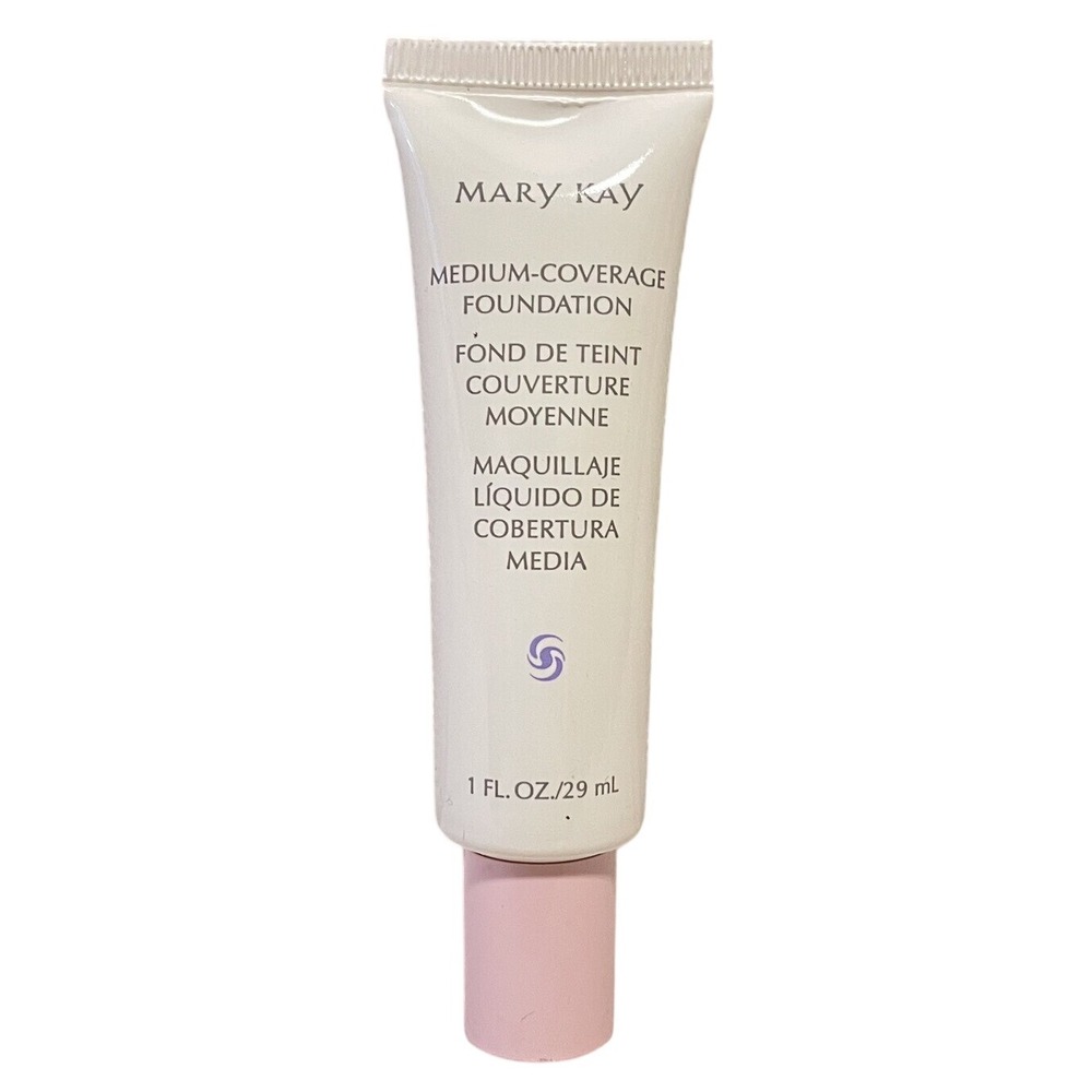 Mary Kay Medium Coverage Foundation IVORY 202 New Pink Cap 1 oz
